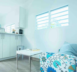 vieques, container, home, beach, house, modular, tiny, eco green