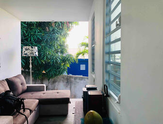 vieques, container, home, beach, house, modular, tiny, eco green