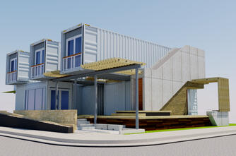 vieques, container, home, beach, house, modular, custom, hotel
